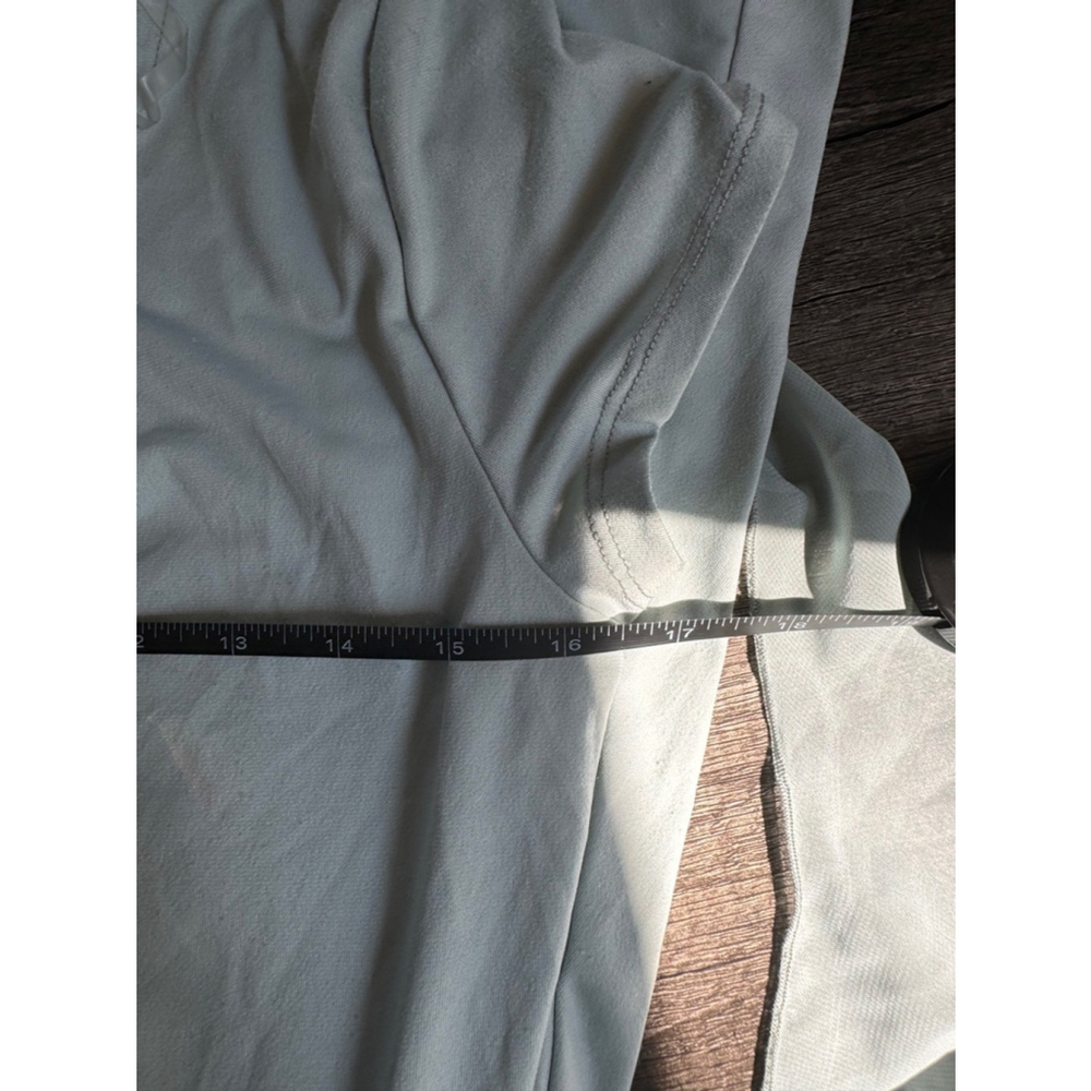 ARDENE womens blue/green wrap dress with rosette detail - Picture 8 of 8